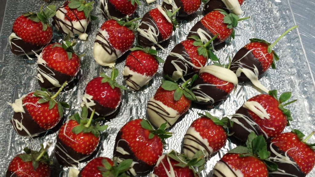 A favourite of everyone - chocolate dipped strawberries